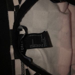 Forever 21 checkered tank top / crop top